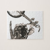 Amerikaanse Klassieke motorfiets Legpuzzel (Horizontaal)