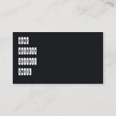 Amerikaanse klassieke roze auto voor auto's visitekaartje (Achterkant)