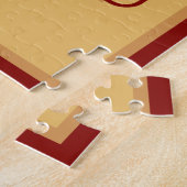 Amerikaanse klassieke spierballen samen legpuzzel (Zijkant)