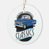  Amerikaanse Klassieke vrachtwagens Keramisch Ornament (Links)