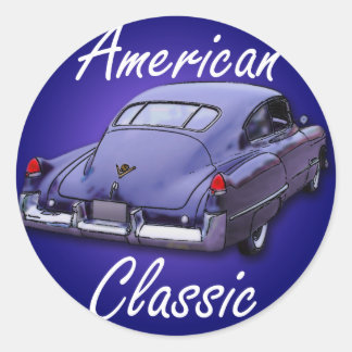 Amerikaanse klassieker 1949 Cadillac Ronde Sticker