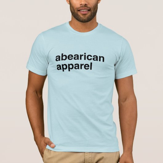 Amerikaanse Kleding T-shirt (Voorkant)