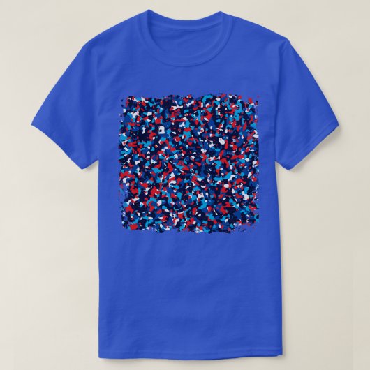 Amerikaanse kleuren camouflage t-shirt (Design voorkant)