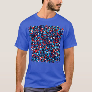 Amerikaanse kleuren camouflage t-shirt