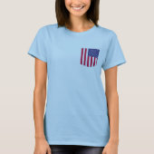 amerikaanse kleuren zakpatroon met t-shirt (Voorkant)