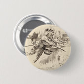 -Amerikaanse knop Ronde Button 5,7 Cm (Voorkant /achterkant)