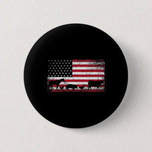 Amerikaanse Koe 4 juli Chicken Horse Pig Fa Ronde Button 5,7 Cm