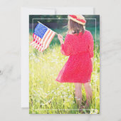 Amerikaanse Koe Afstuderen Foto Kaart (Achterkant)