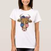 Amerikaanse Koe T-shirt (Voorkant)