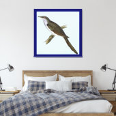 Amerikaanse koekoek vogel canvas Print (Insitu (Slaapkamer))