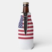 Amerikaanse Koelbox van de Amerikaanse vlag Flag B Flesjeskoeler (Fles Achterkant)