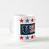 Amerikaanse koffie-Mok Koffiemok (Voorkant links)