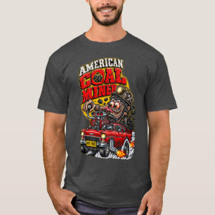 AMERIKAANSE KOLENMIJNER HOT ROD T-SHIRT