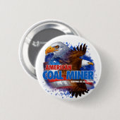AMERIKAANSE KOLENMIJNER RONDE BUTTON 5,7 CM (Voorkant /achterkant)