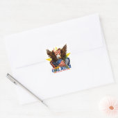 AMERIKAANSE KOLENMIJNER VIERKANTE STICKER (Envelop)