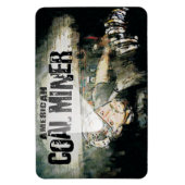 AMERIKAANSE KOLENMIJNWERKER MAGNEET (Verticaal)