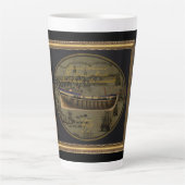 Amerikaanse koloniale schoener Sir Edward Hawke Latte Mok (Voorkant)