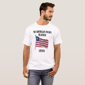 Amerikaanse kolonie in Afrika Mannen T-shirt (Voorkant volledig)