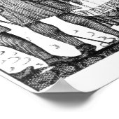 Amerikaanse kolonisten hebben zichzelf uitgeroepen poster (Hoek)