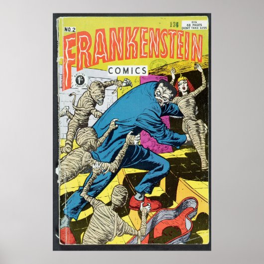 Amerikaanse komiek - Frankenstein Poster (Voorkant)