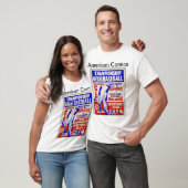 Amerikaanse komieken t-shirt (Unisex)