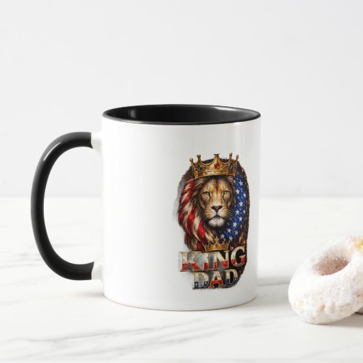 Amerikaanse Koning Papa Mok (Met donut)