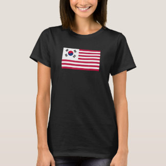 Amerikaanse Koreaanse vlag T-shirt