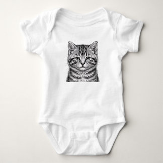 Amerikaanse Korthaar Kitten Baby Pak Romper