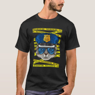 Amerikaanse Korthaar Politieagent Politieagent Pol T-shirt