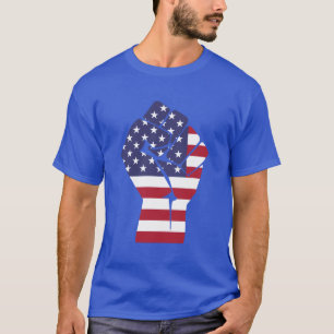 "Amerikaanse Kracht – Patriottische Vuist van Eenh T-shirt