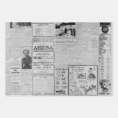 Amerikaanse krant Antiek reclame Inpakpapier Vel (Voorkant 2)