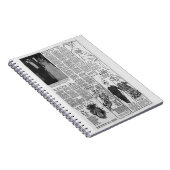  Amerikaanse krant Kennedy 1963 Notitieboek (Rechterzijde)