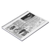  Amerikaanse krant Kennedy 1963 Notitieboek (Linkerzijde)