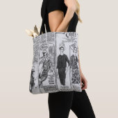  Amerikaanse krant Kennedy 1963 Tote Bag (Dichtbij)