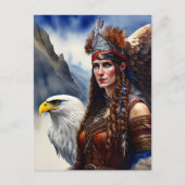 Amerikaanse krijger prinses briefkaart (Voorkant)