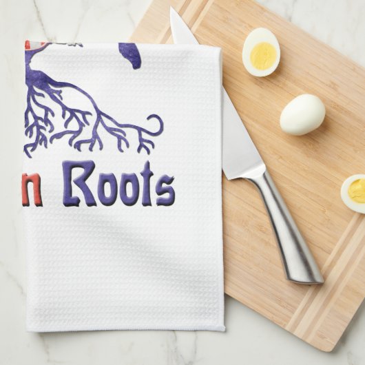 Amerikaanse Kroatische keukenhanddoek (Quarter Fold)