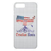 Amerikaanse Kroatische wortelen Case-Mate iPhone Case (Achterkant)