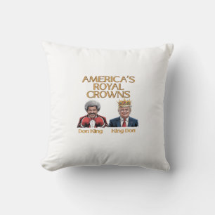 Amerikaanse Kroon en Doneer Grafiek Kussen