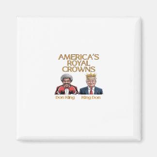 Amerikaanse Kroon en Doneer Grafiek Magneet