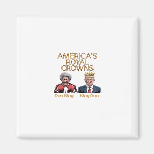 Amerikaanse Kroon en Doneer Grafiek Magneet (Voorkant)