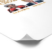 Amerikaanse Kroon en Doneer Grafiek Poster (Hoek)