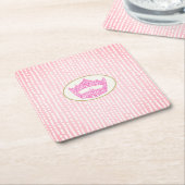 Amerikaanse kroon kartonnen onderzetters (Schuin)