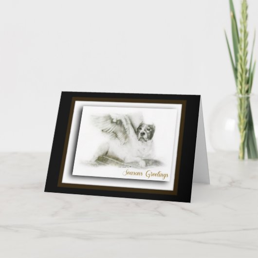 Amerikaanse Kuil Bull terrier Feestdagen Kaart (Voorkant)