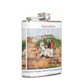 Amerikaanse kunst heupfles (Rechts)