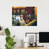Amerikaanse kunstenaar Edward Hopper vintage  Poster (Thuiskantoor)