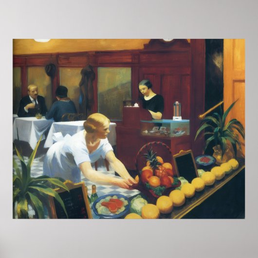 Amerikaanse kunstenaar Edward Hopper vintage  Poster (Voorkant)