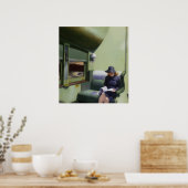 Amerikaanse Kunstenaar Edward Hopper Vintage Poster (Keuken)
