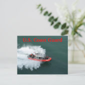 Amerikaanse kustwacht briefkaart (Staand voorkant)