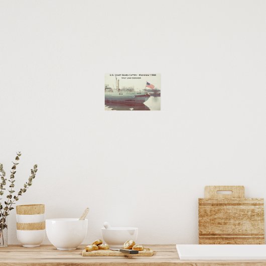 Amerikaanse kustwacht makreel poster (Keuken)