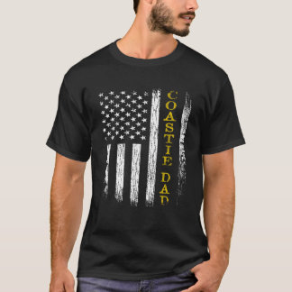 Amerikaanse kustwacht USCG Coastie Dad Flag T-shirt